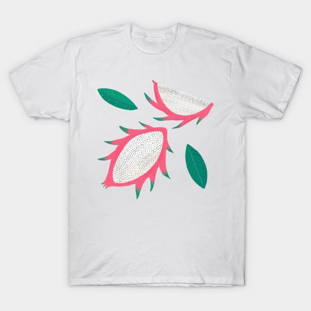 Pink dragon fruit T-Shirt by Home Cyn Home 